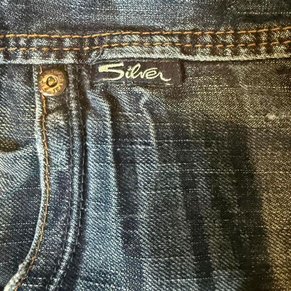 VINTAGE SILVER JEANS “EDEN” 30x33 // Y2K FLARE - Picture 4 of 9